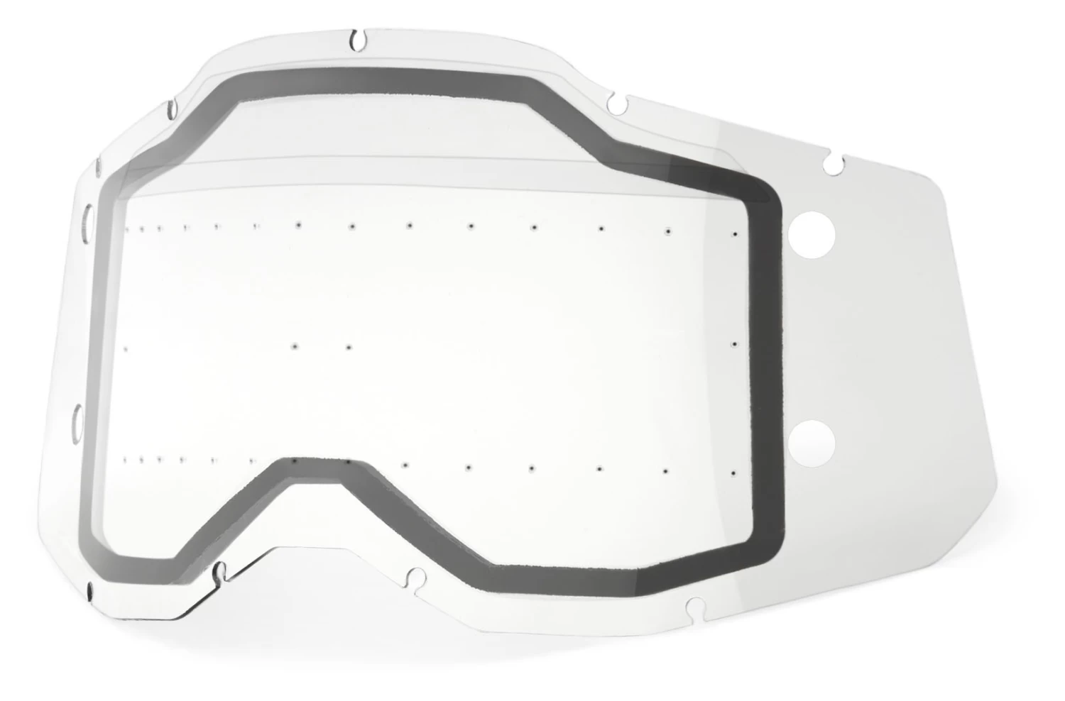 100% Forecast 2 Replacement Lens - With Bumps - Image 2