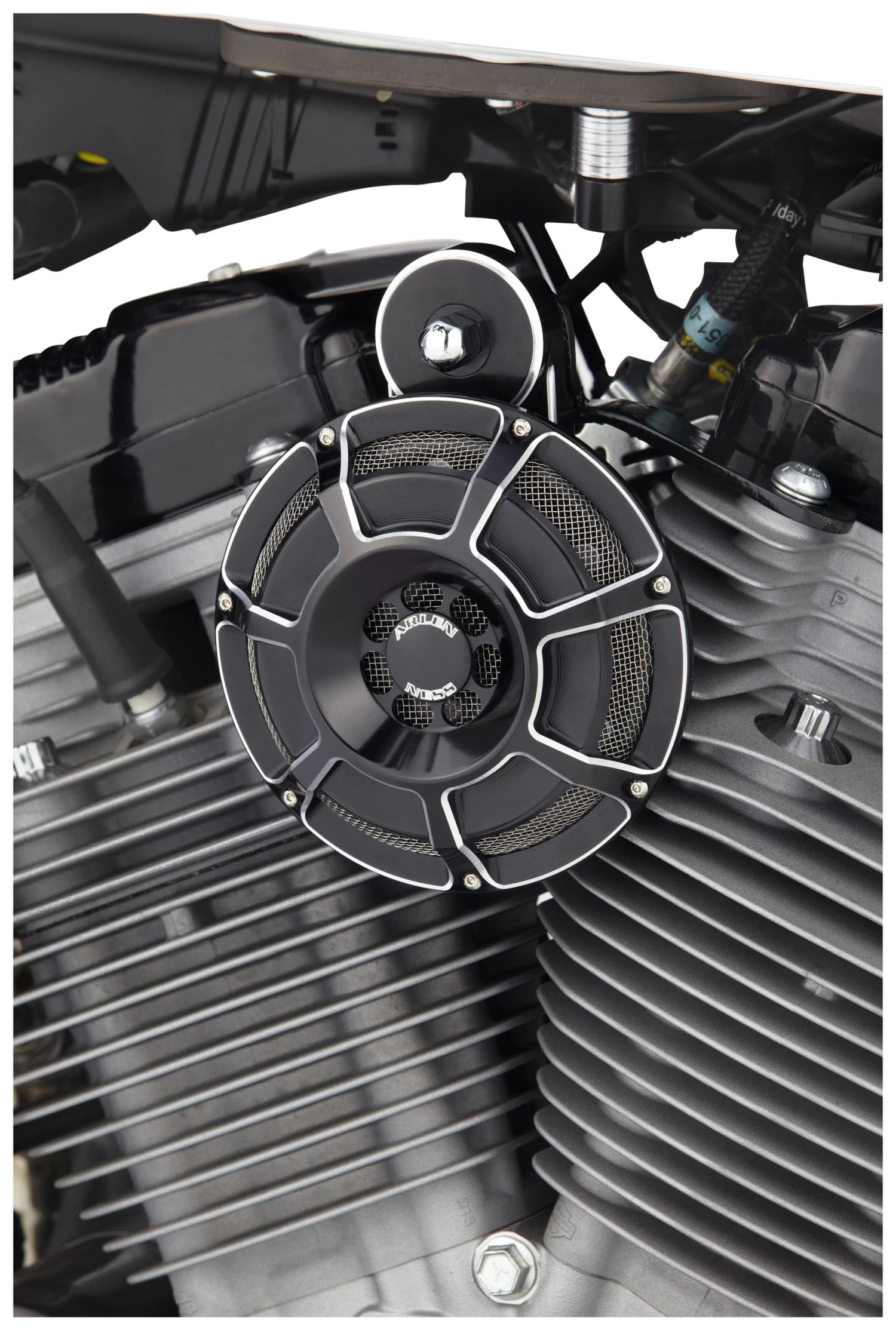 Arlen Ness Beveled Universal Billet Horn Kit - Image 2