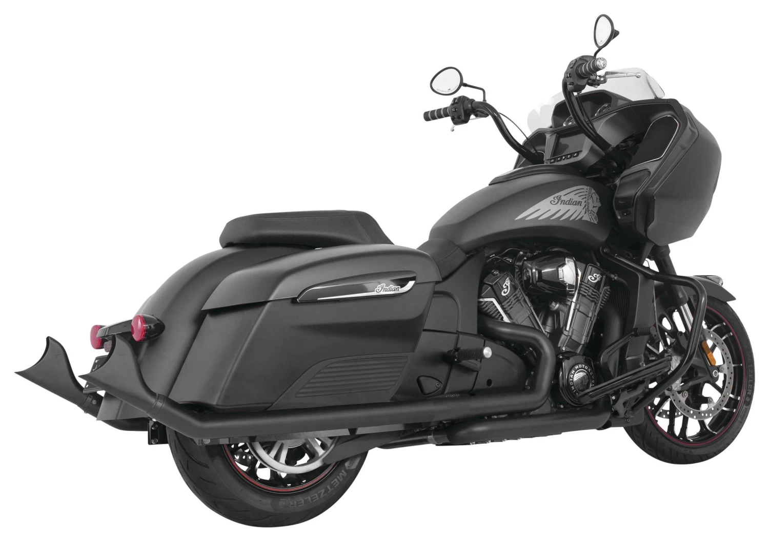 Freedom Performance Exhaust 2.5" Sharktail Slip-On Mufflers For Indian Challenger 2020-2023 - Image 5