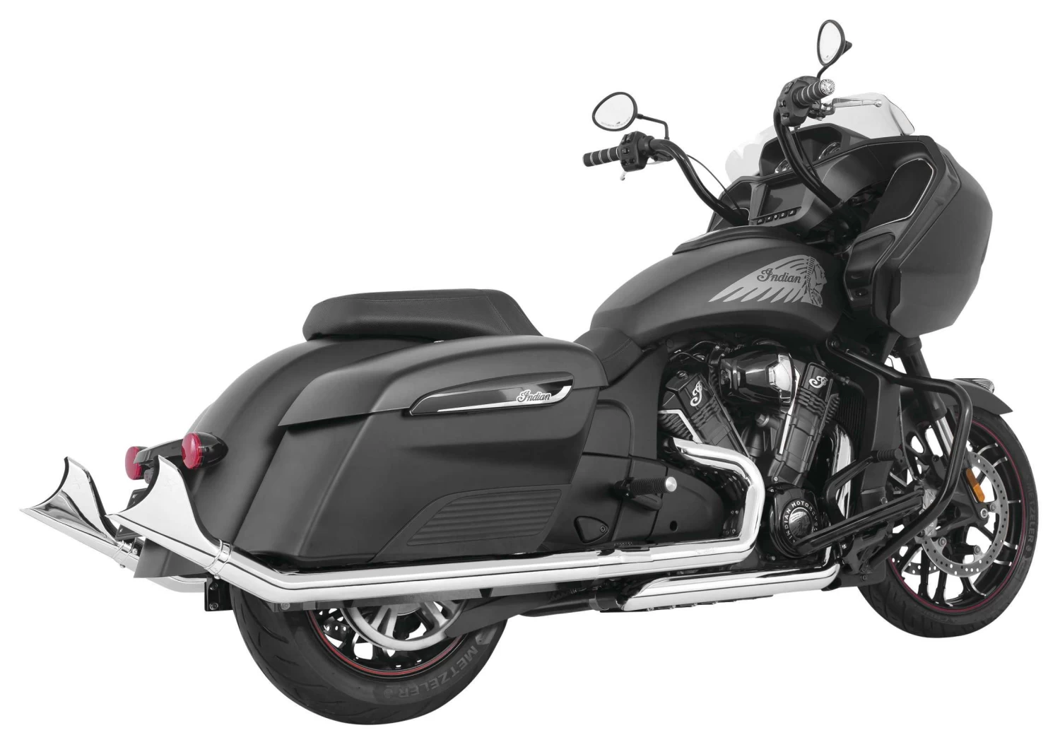 Freedom Performance Exhaust 2.5" Sharktail Slip-On Mufflers For Indian Challenger 2020-2023 - Image 6