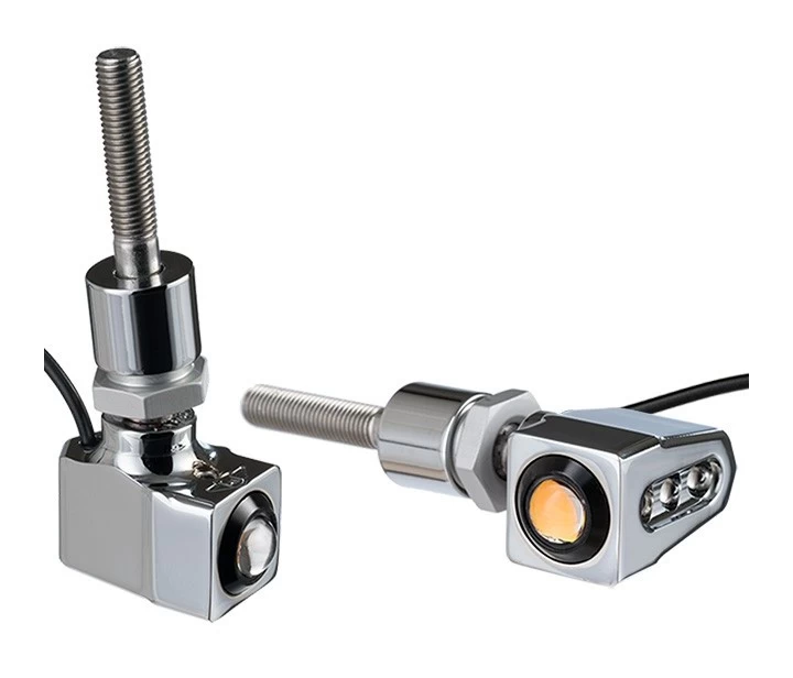 Joker Machine LED Single Rat Eye Mirror Mount Front Turn Signals - Image 2