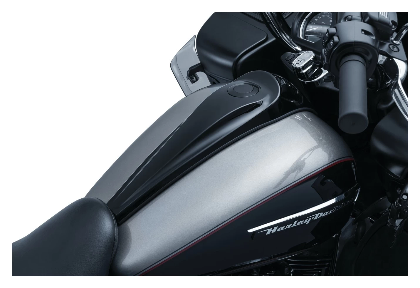 Kuryakyn Signature Series Smooth Dash Console For Harley Touring 2008-2023 - Image 2