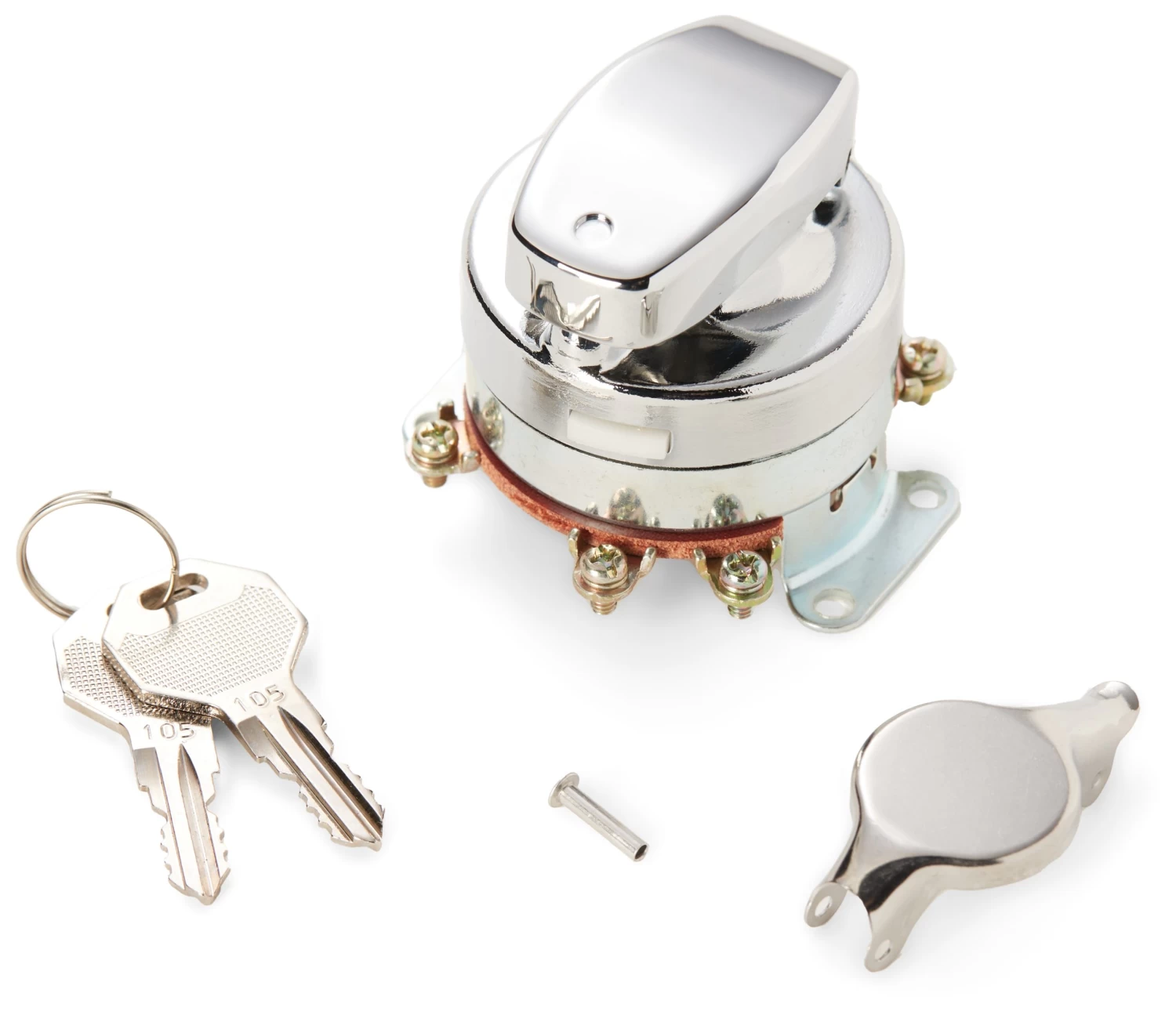 Milwaukee Twins Heavy Duty Ignition Switch For Harley Big Twin 1973-1995