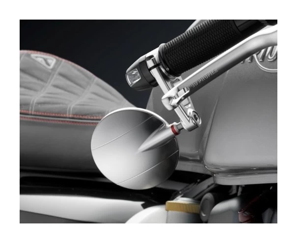 Rizoma Bar End Mirror And Sguardo Bar End Turn Signal Adapter - Image 2