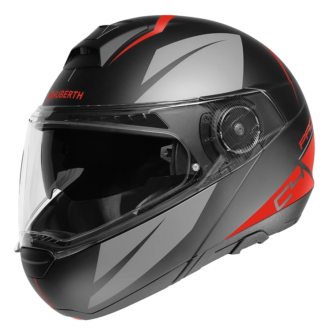 Schuberth C4 Pro Merak Helmet Black/Red / SM [Open Box]