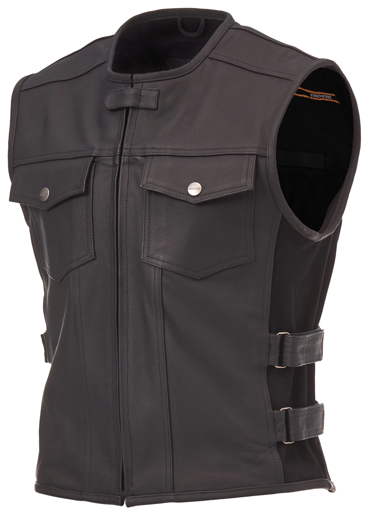 Street & Steel Brawler Leather Vest