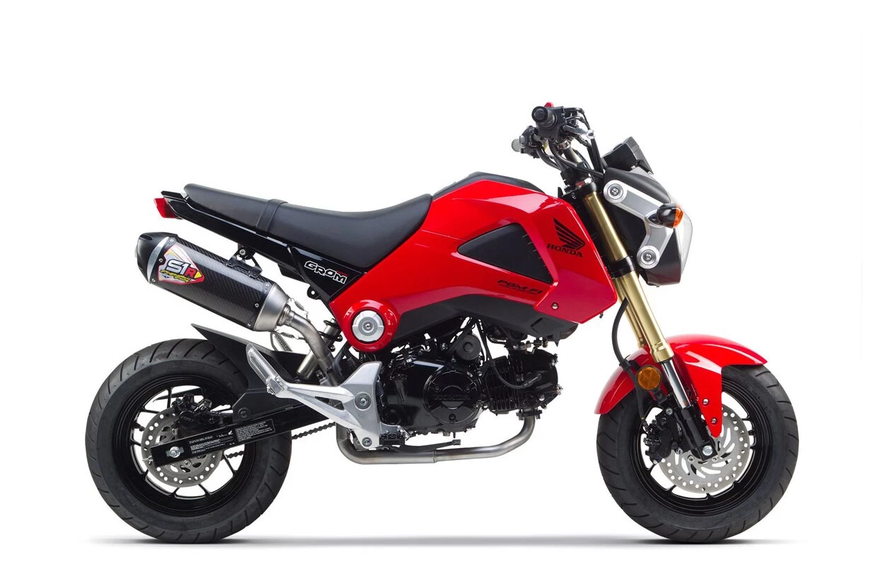 Two Brothers S1R Slip-On Exhaust Honda Grom 2014 - Image 3